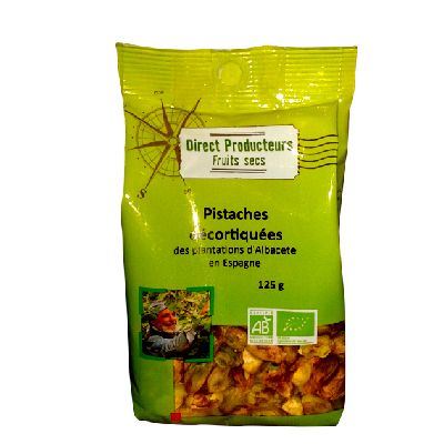 Pistaches Decortiquees 125g