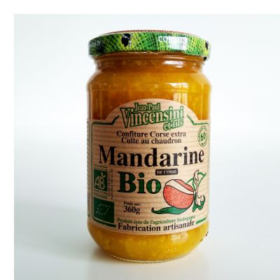 Confiture Mandarine Corse 360 G