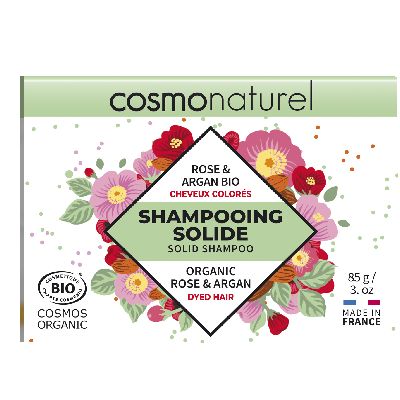 Shampoing Solide Cheveux Colores Rose Argan