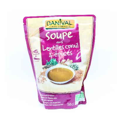 Soupe Lentilles Corail Epices 500ml