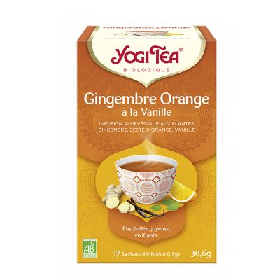 Yogi Tea Gingembre Orange Vanille 17 Inf.