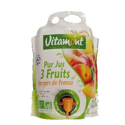 Jus 3 Fruits Des Vergers De France 3 L De France